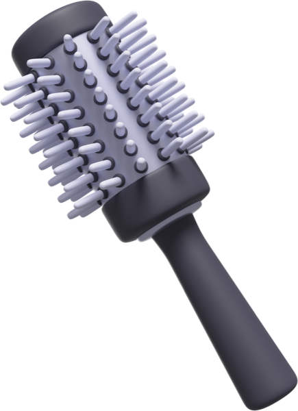 Round hair brush